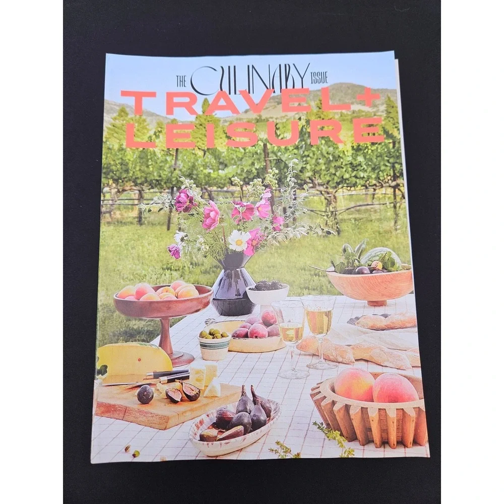 Lot of‎ 6 Travel Leisure Magazine 2023-2024 Culinary World Best Hotels Water